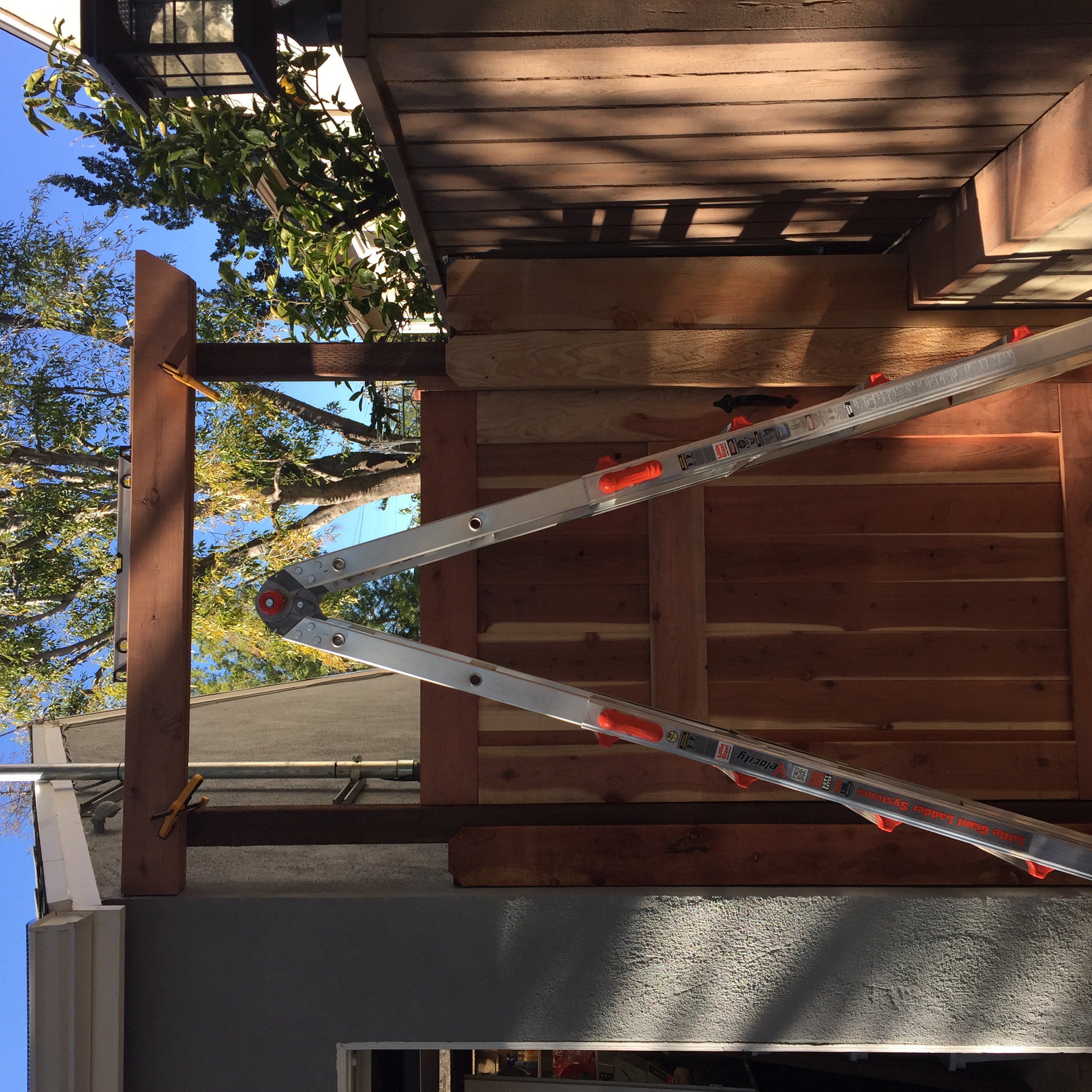 Step 4 — leveling the top arbor