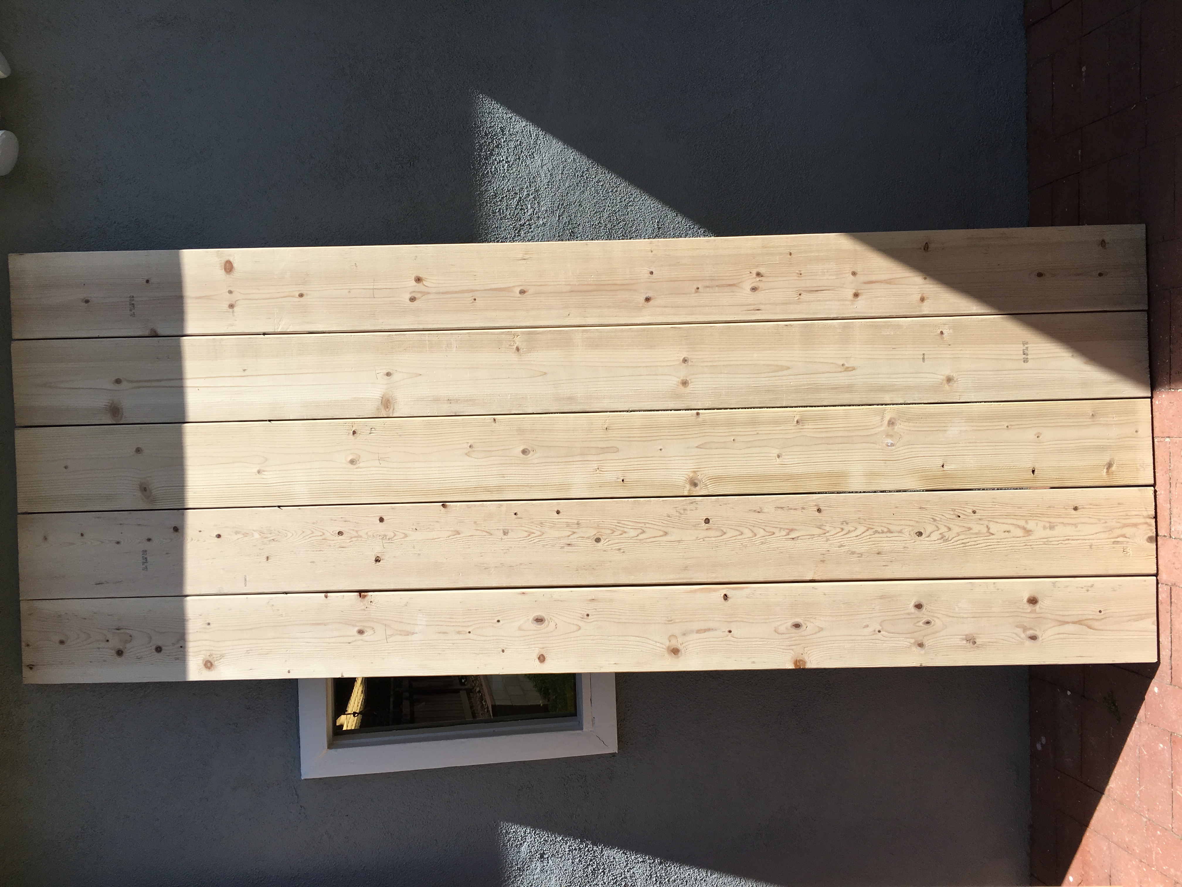 Step 3 — completed table top