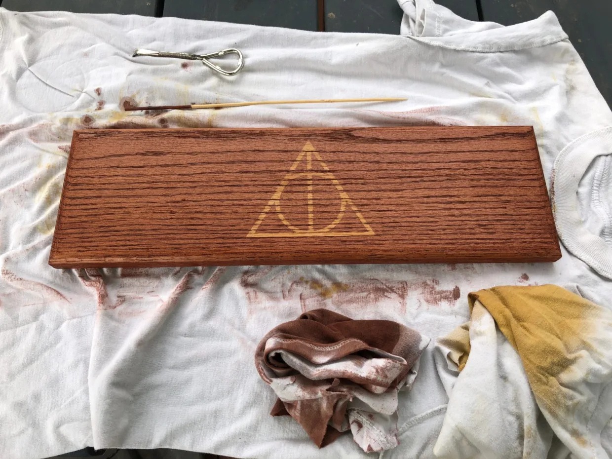 Step 8 — decal removed, the reveal